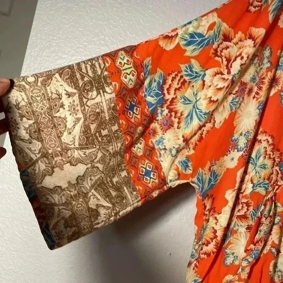 Free People Front Zip Kimono Jacket Size XS ❤️ - Picture 7 of 11